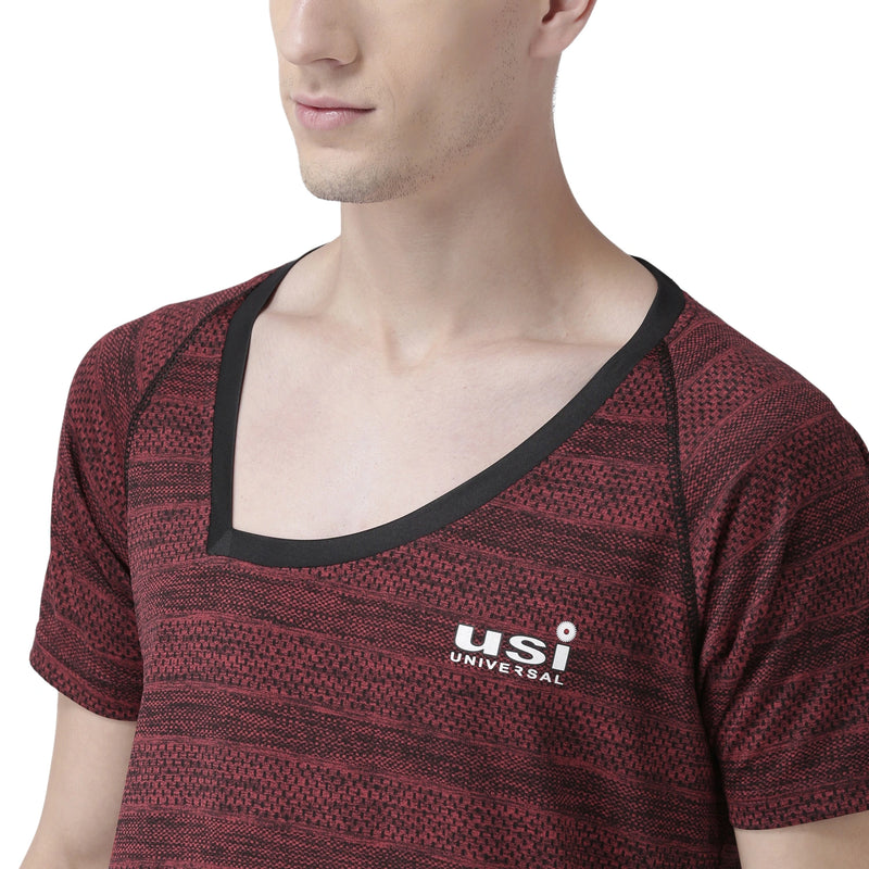 USI Universal Maroon Training T-Shirt (G16M)