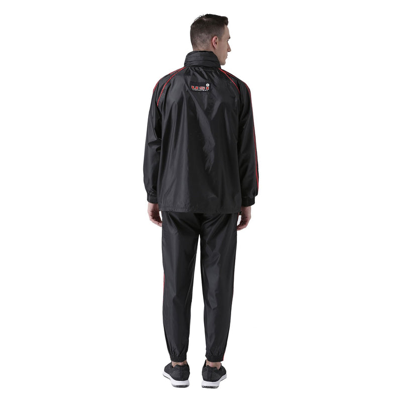 Men'S Zip Sauna Suit For Weight Loss, Running Exercise, Home Gym Workout - 411SZ