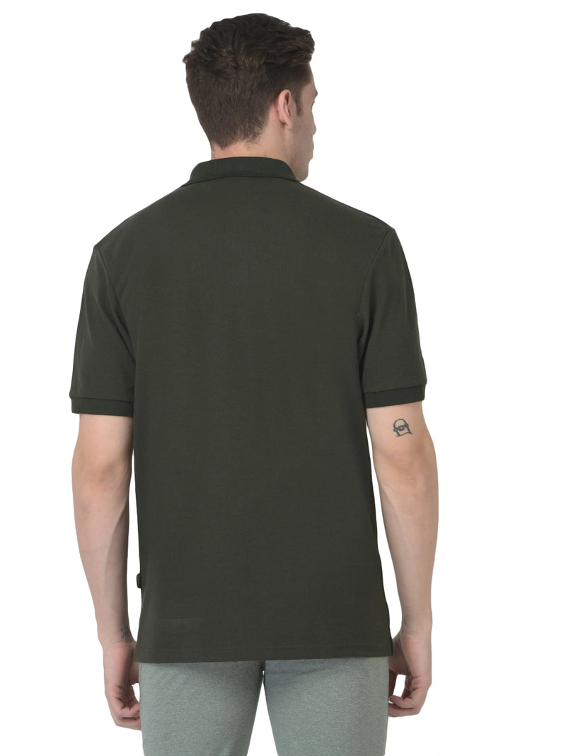 Pique Poloshirt Olive (G102OL)