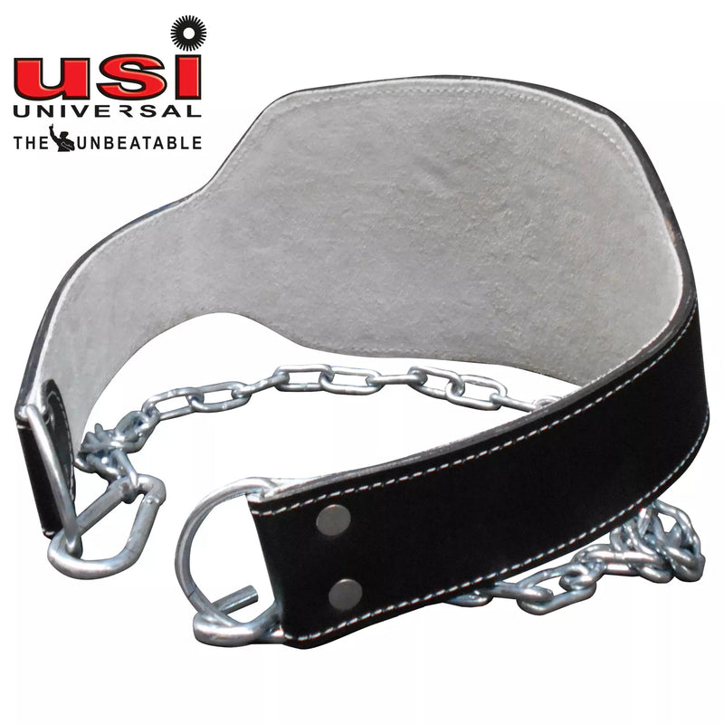 Weight Lifting Dip Unpadded Leather Belt - 790DP