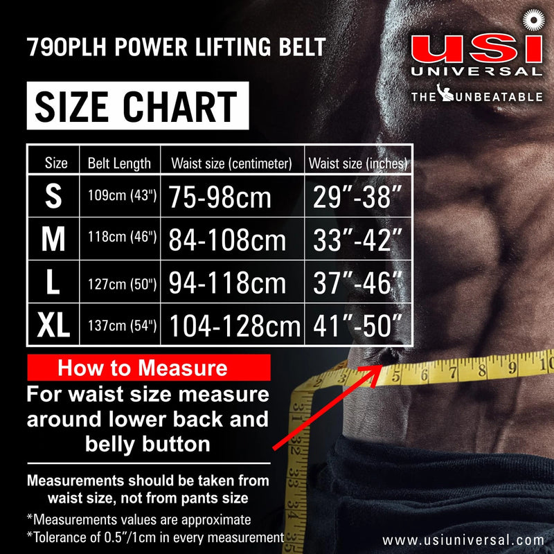 Power Lifting Belt Heavy - 790PLH