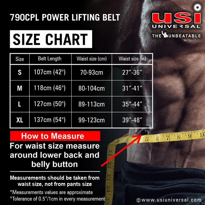 USI Universal Contra Power Lifting Belt (790CPL)