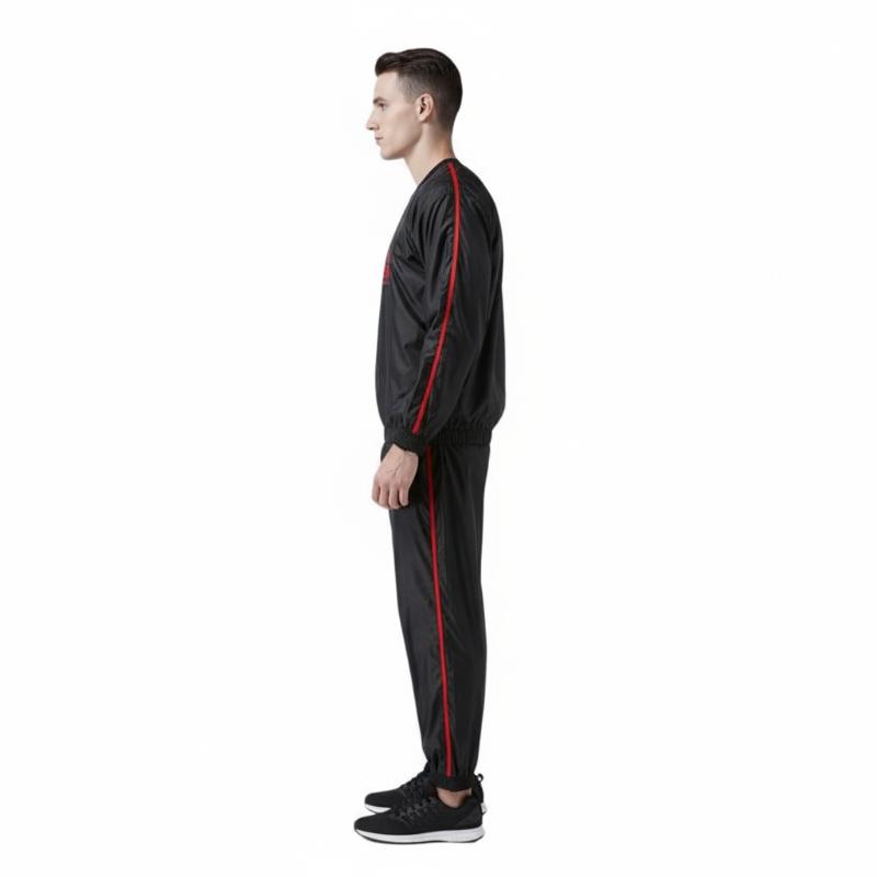 Men's Polyester Sauna Suit for Fitness, Weight Loss, Exercise, Gym Training - 415S