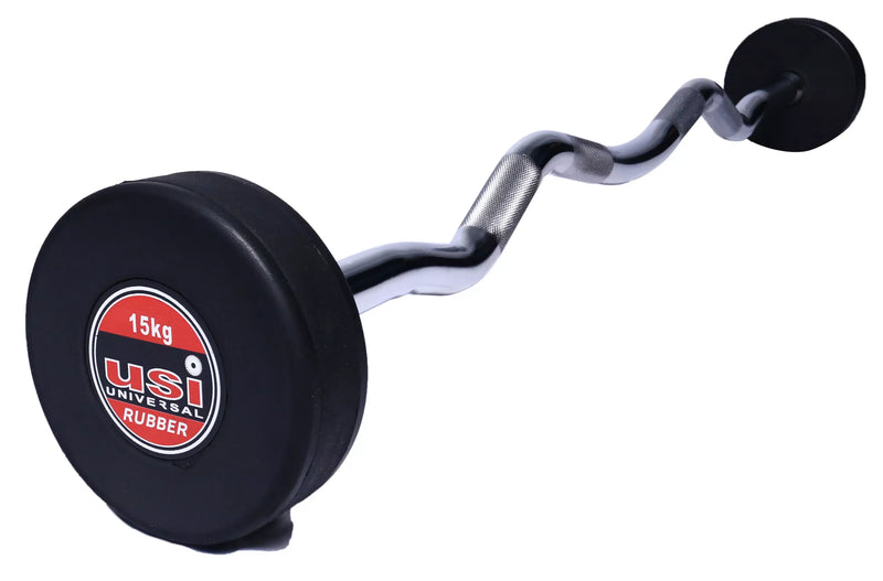 Curl Bar With Fixed Weight - RDBC